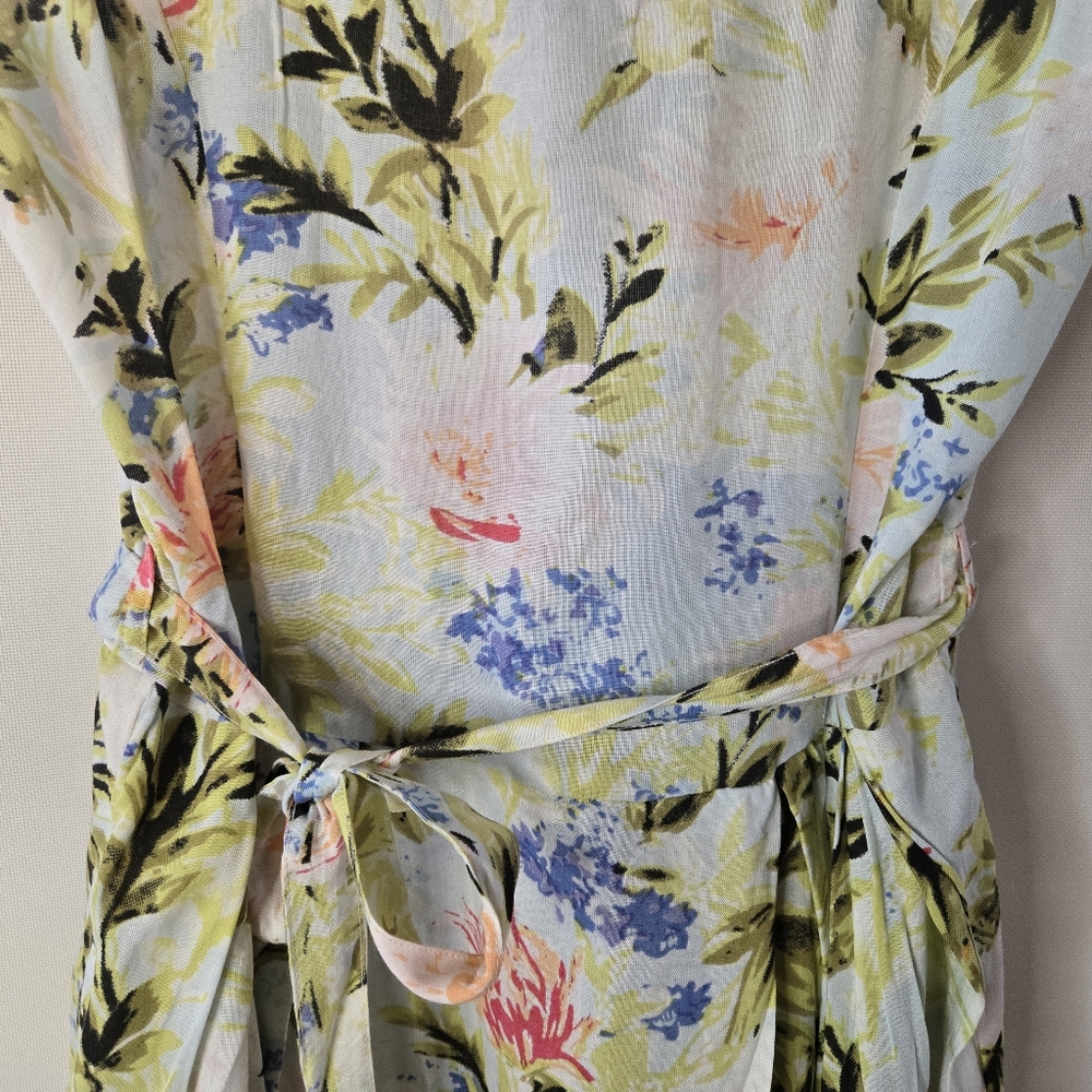 Expressions Catalog Size S Floral Garden Of Eden Sleeveless Maxi Dress-NEW - Picture 10 of 10